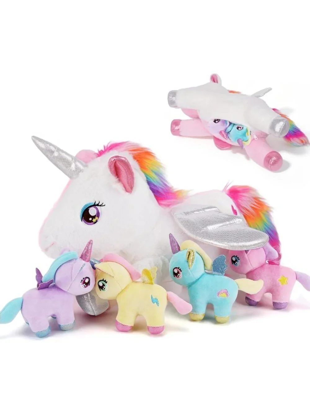 Adorable Unicorn Stuffed Animal with Baby Inside | Perfect Gift for Kids